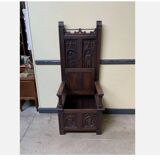 Antique - Chest Bench, - Neo-Gothic