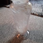 Vintage Clichy glass vase