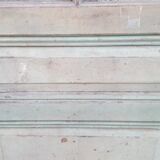 Old green patina door