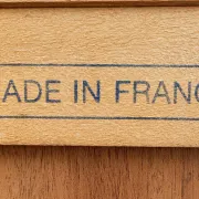French library in Louis-Philippe style made of solid fruitwood.