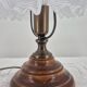 Lampe à poser vintage abat jour tulipe