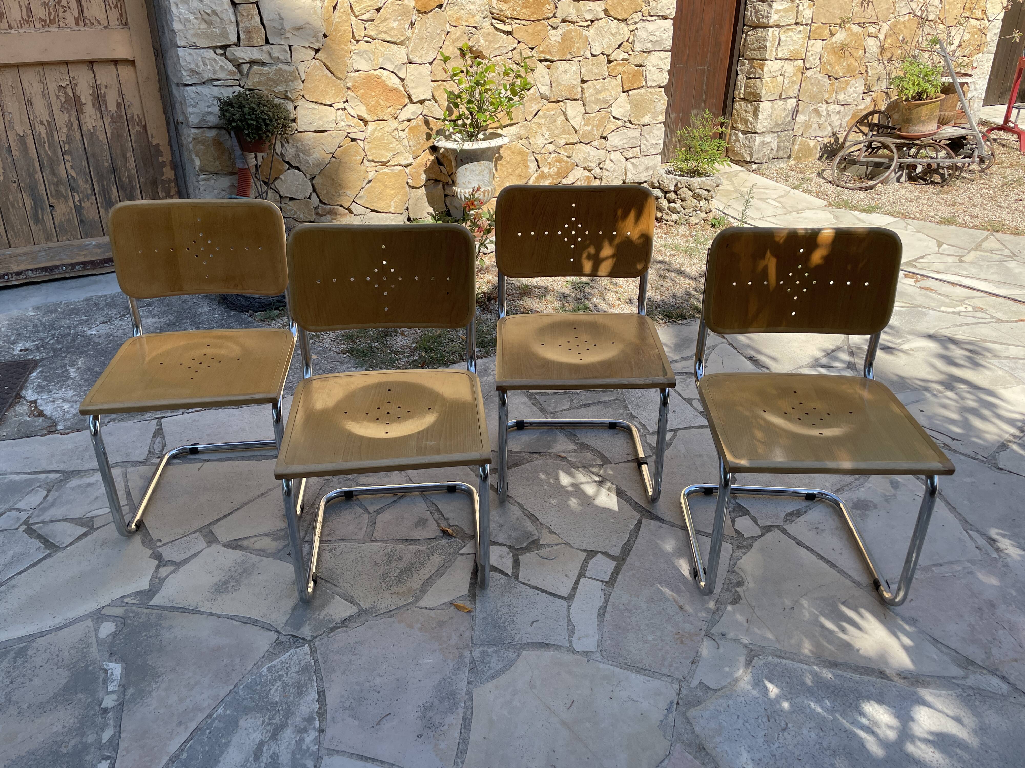 Chaises "B32" Vintage par Marcel Breuer - 1990