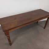 Large walnut bistro table