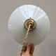 Suspension en opaline blanche