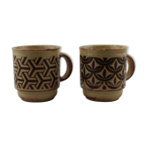 Set of 2 ceramic mugs