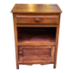 Art Deco bedside table in solid wood 1960