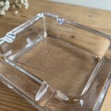 Square crystal ashtray / empty pocket