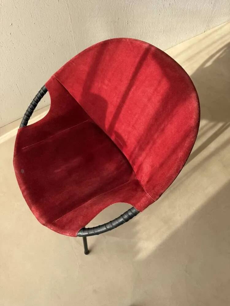 Chaises ballon années 60 Lusch | Ensemble de deux fauteuils lounge vintage