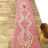 Handmade Moroccan Berber Rug 300 X 62 CM
