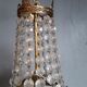 Lustre montgolfiere st Louis XVI bronze and stamps ep 1940