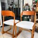 Set of 6 vintage Baumann sled chairs