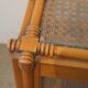 Bamboo side table in wood 1960