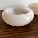 Set of 3 opaline lampshades