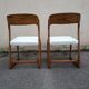 Paire de chaises Baumann traîneau