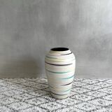 Vintage floor vase by Bay Keramik, Bay Vase 577-35, West German Pottery