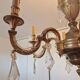 Lucien Gau, bronzier depuis 1860 - Lustre en bronze et pampilles de cristal