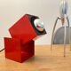 Lamp applique spot cube Lita France design vintage 70s