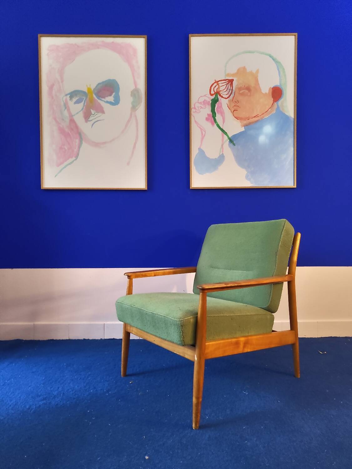 Fauteuil scandinave années 60