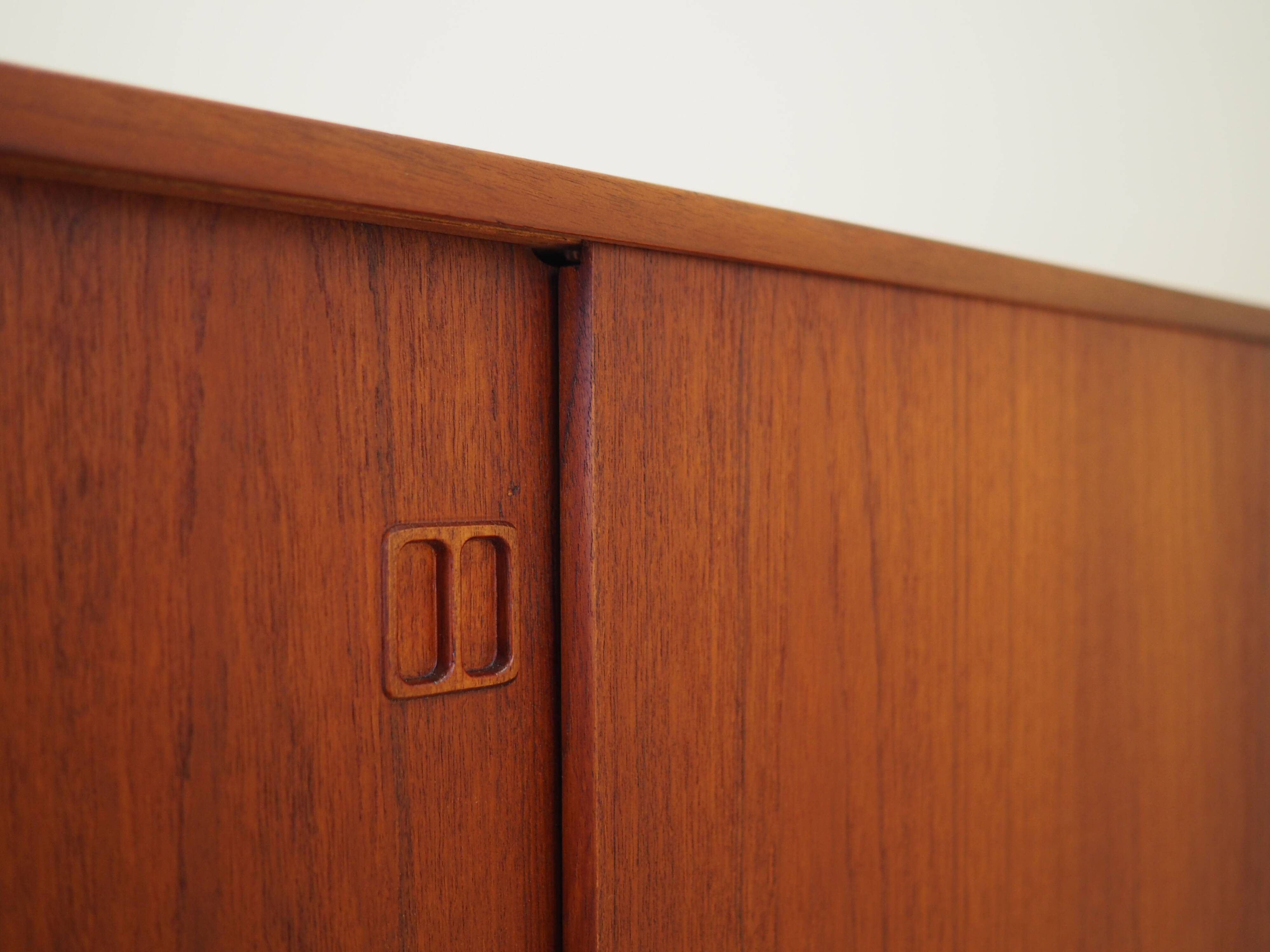 Teak sideboard, Danish design, 1970s, production: Denmark