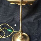 Brass desk lamp