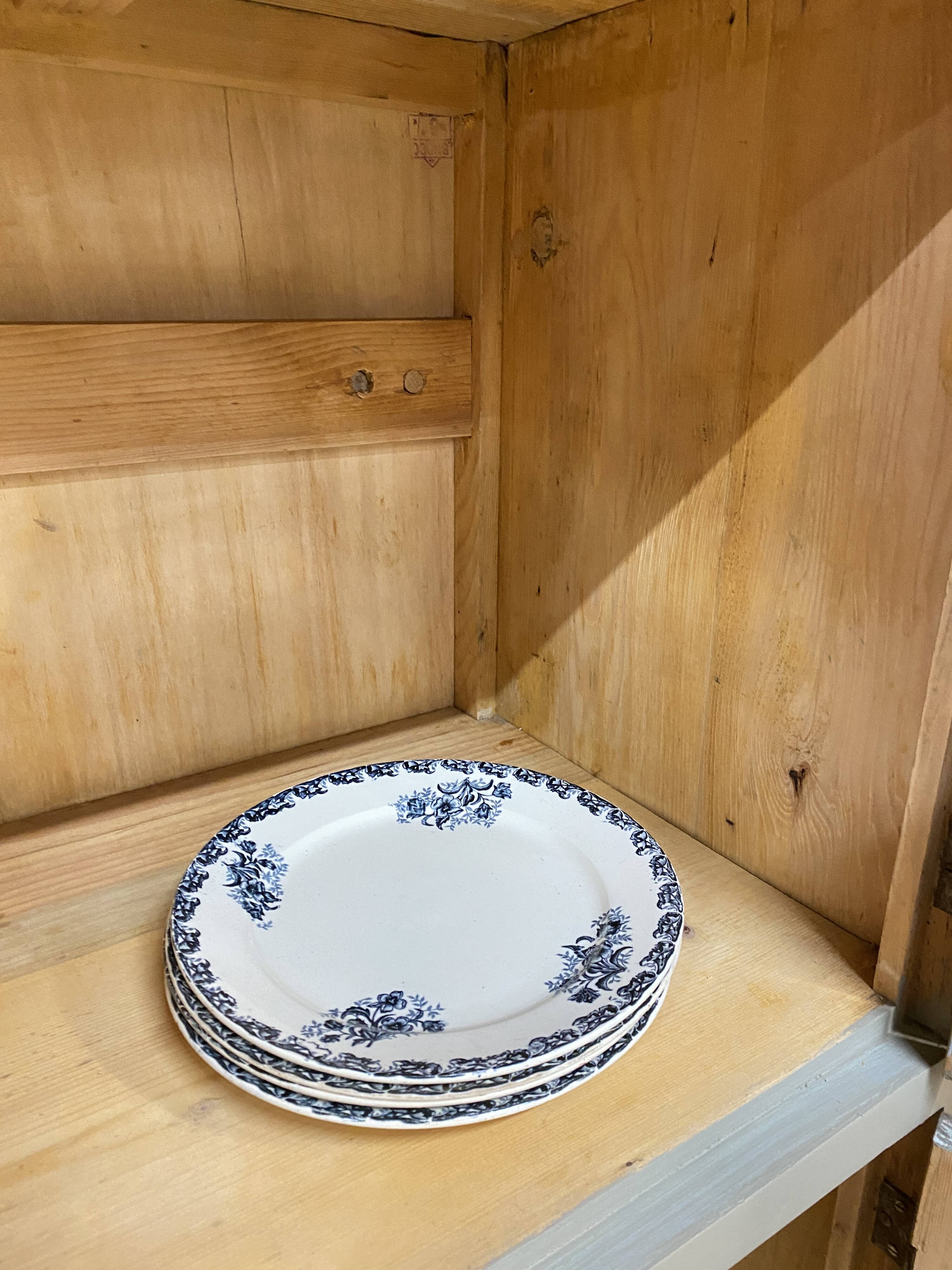 renovated antique sideboard - china cabinet