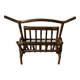 Rattan magazine rack from the 60s