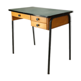 Vintage desk 60' wood and metal FORBO