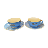 1 set of 2 cups and under cups Villeroy Boch you & me