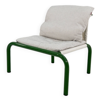 Green Tubular Armchair from Thalia & Co, 1980s