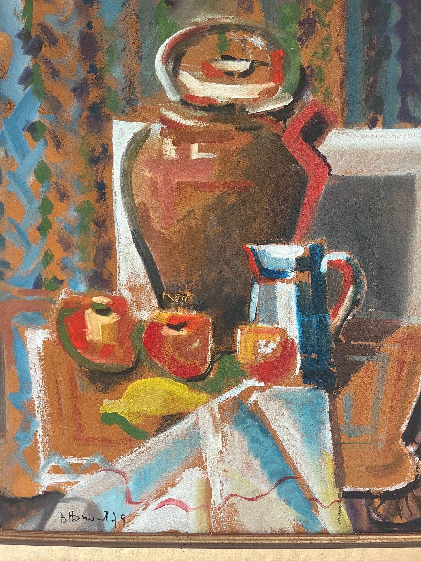 Large still life DLG by Matisse signed and dated 1979