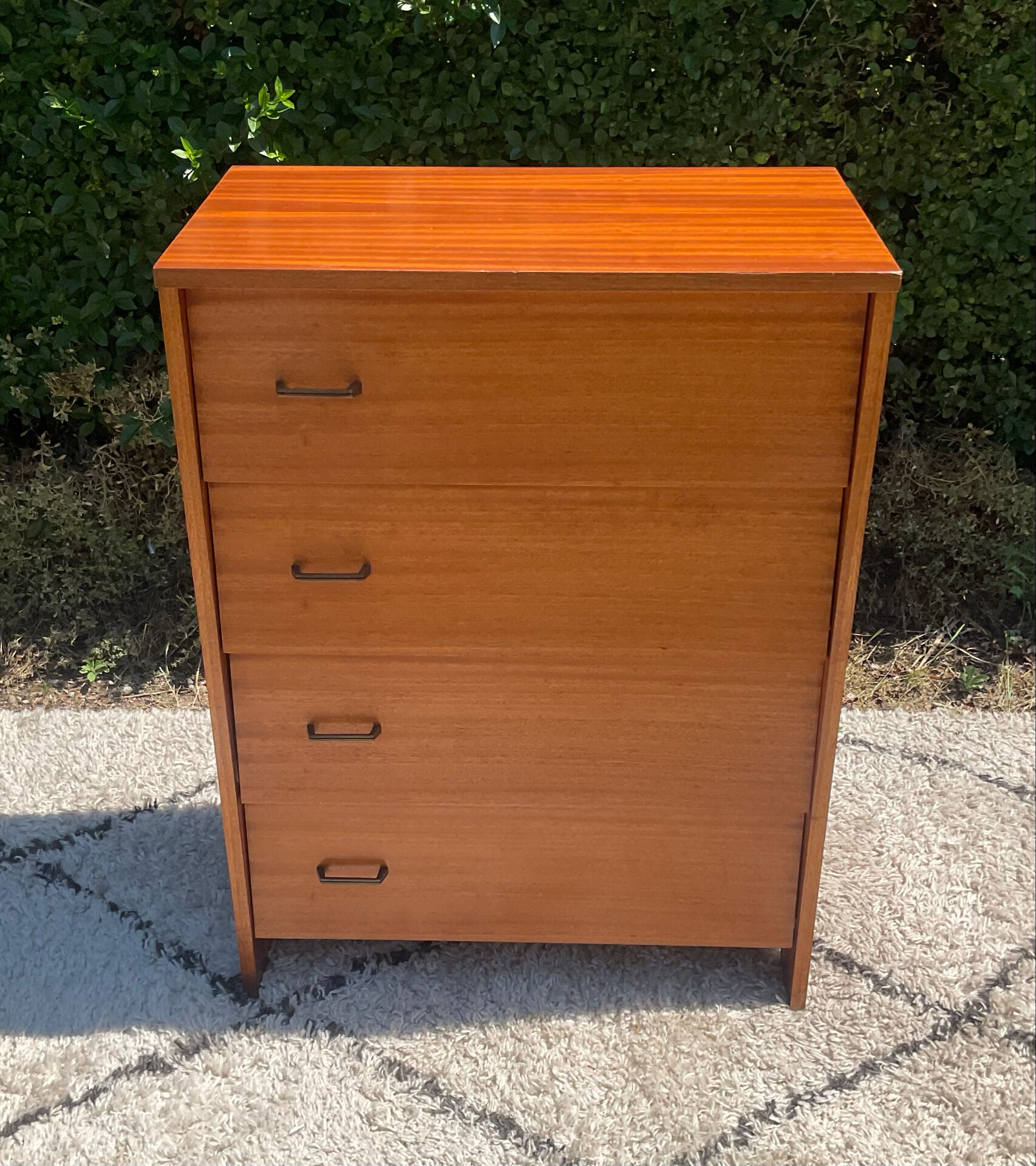Vintage shoe cabinet from the 1970s.