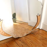 Bevelled wall mirror, old, art deco