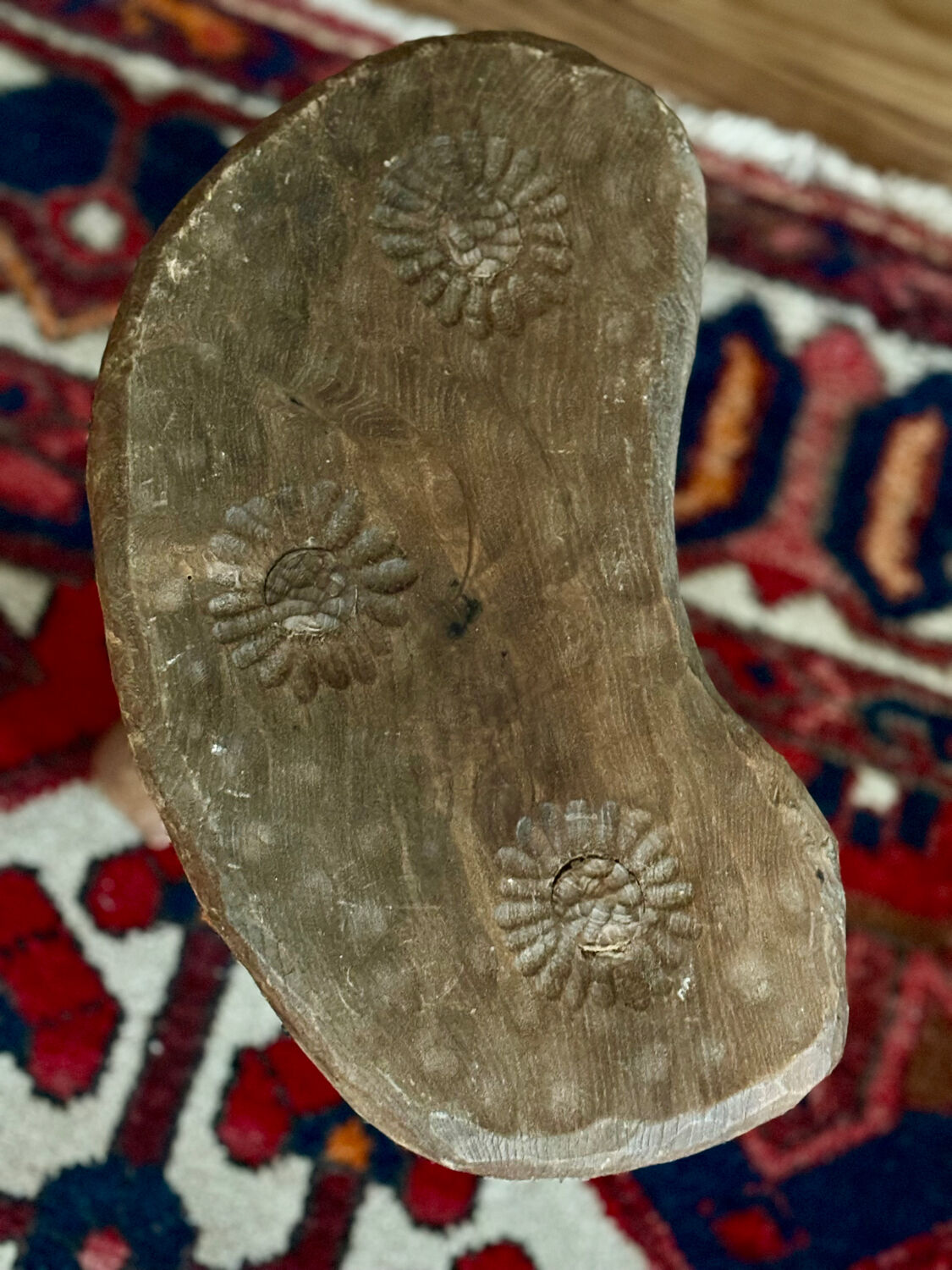 Brutalist tripod stool