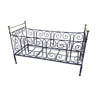Baby wrought iron bed
