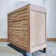 Commode en bois pied moustache