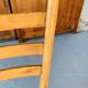 Paire de chaises italienne bois et corde