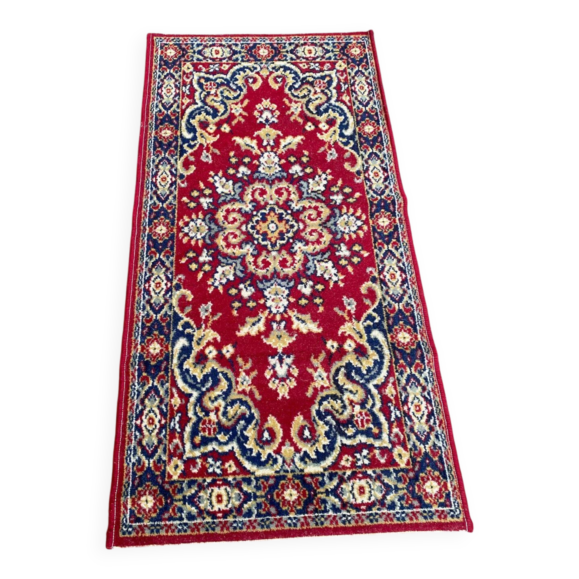 Sumack burgundy Persian rug 62x125cm