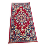 Sumack burgundy Persian rug 62x125cm