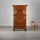 17th Century Belgian Renaissance Oak Cabinet with Concealed Lock