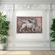 Peintures "lions de venise" par gio magri, set de 2, 1970s