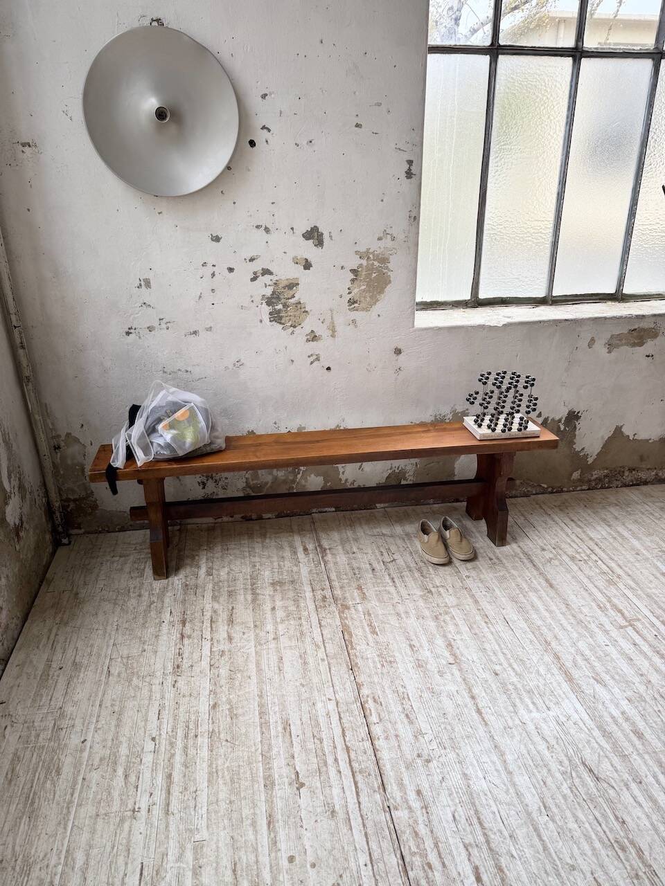 Walnut bench 1900 175cm