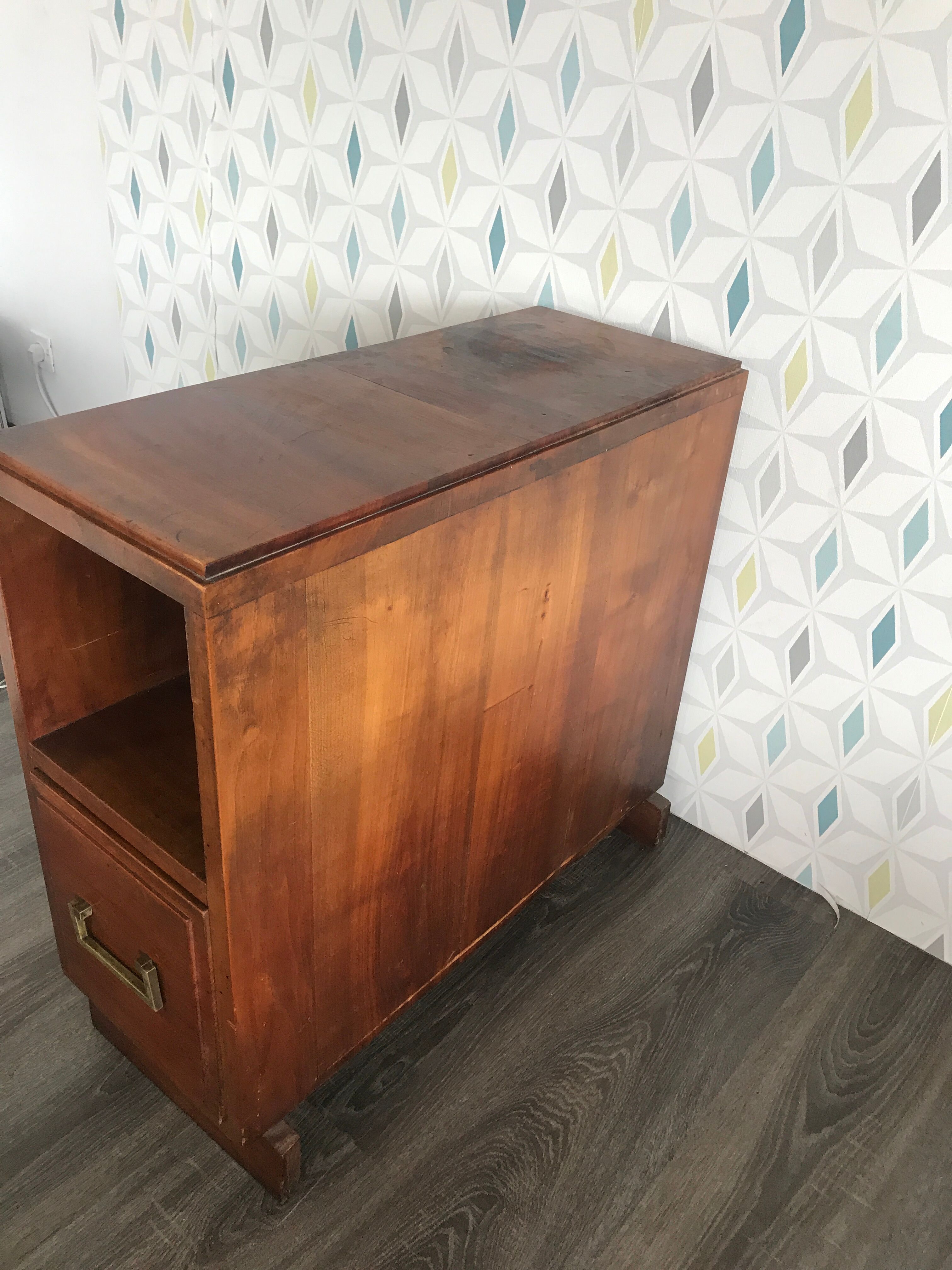 Piece of furniture 1 drawer Art Deco