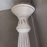 Large carved wood candlestick