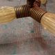 Barovier & Toso tripod floor lamp in gilded Murano glass 1930/40