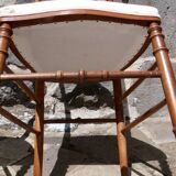 Pair of flying chairs with upholstered seat