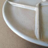10 Vintage Grès du Marais compartment plates