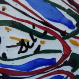 Salvador Dali: Mouth with a Thousand Eyes, original signed ceramic.