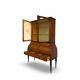 Secretary credenza in marquetry in the Italian Louis XV style from the mid-century, 1960.