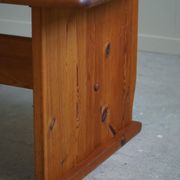 Modern Mid-Century Pine Bench, Made by a Swedish Cabinetmaker in the 1970s