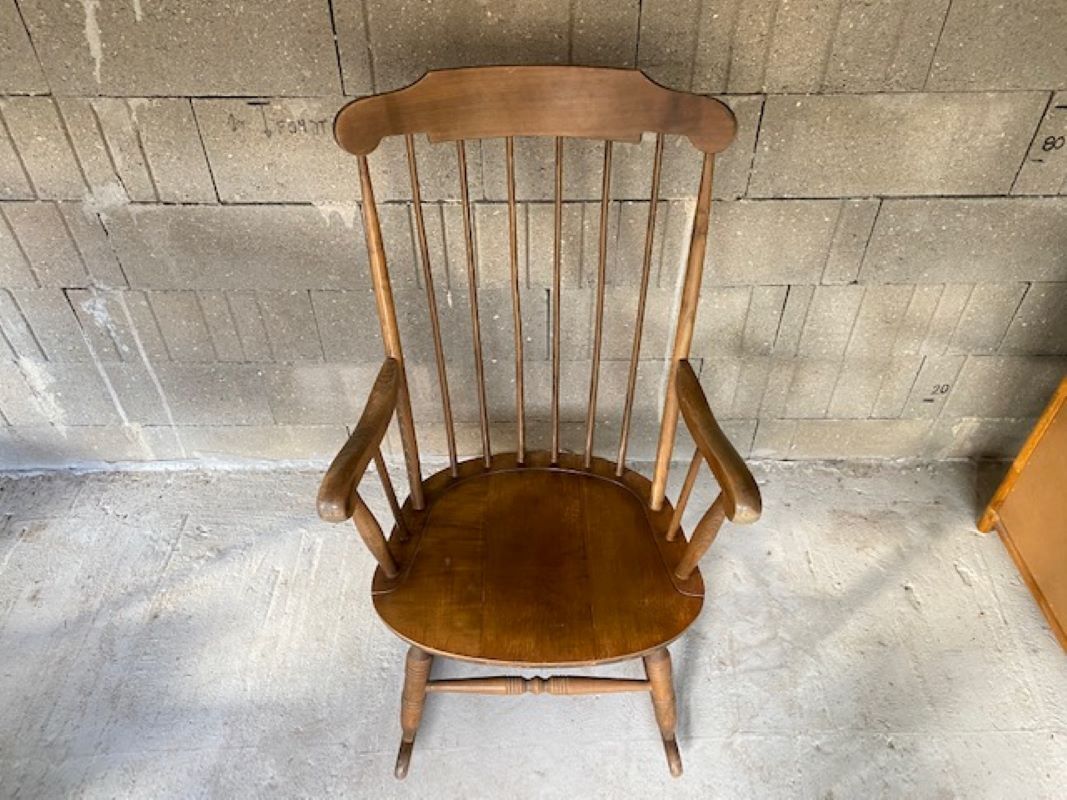 Rocking chair by stol kamnik yugoslavia vintage 1960s